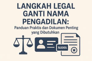 Langkah Legal Ganti Nama Pengadilan Panduan Praktis dan Dokumen Penting yang Dibutuhkan