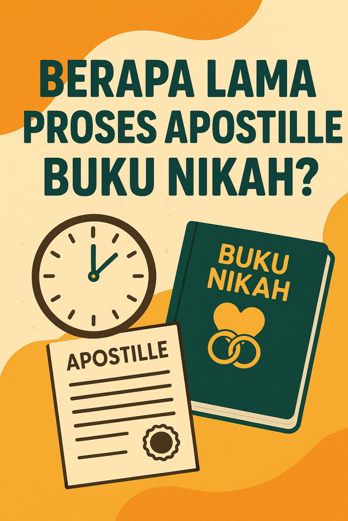Berapa lama proses apostille buku nikah