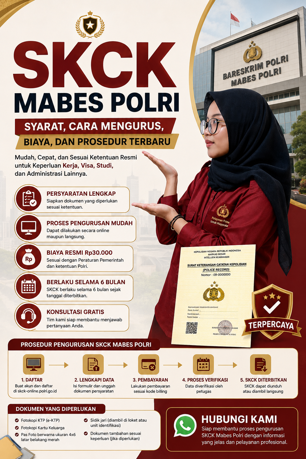 SKCK Mabes Polri: Syarat, Cara Mengurus, Biaya, dan Prosedur Terbaru