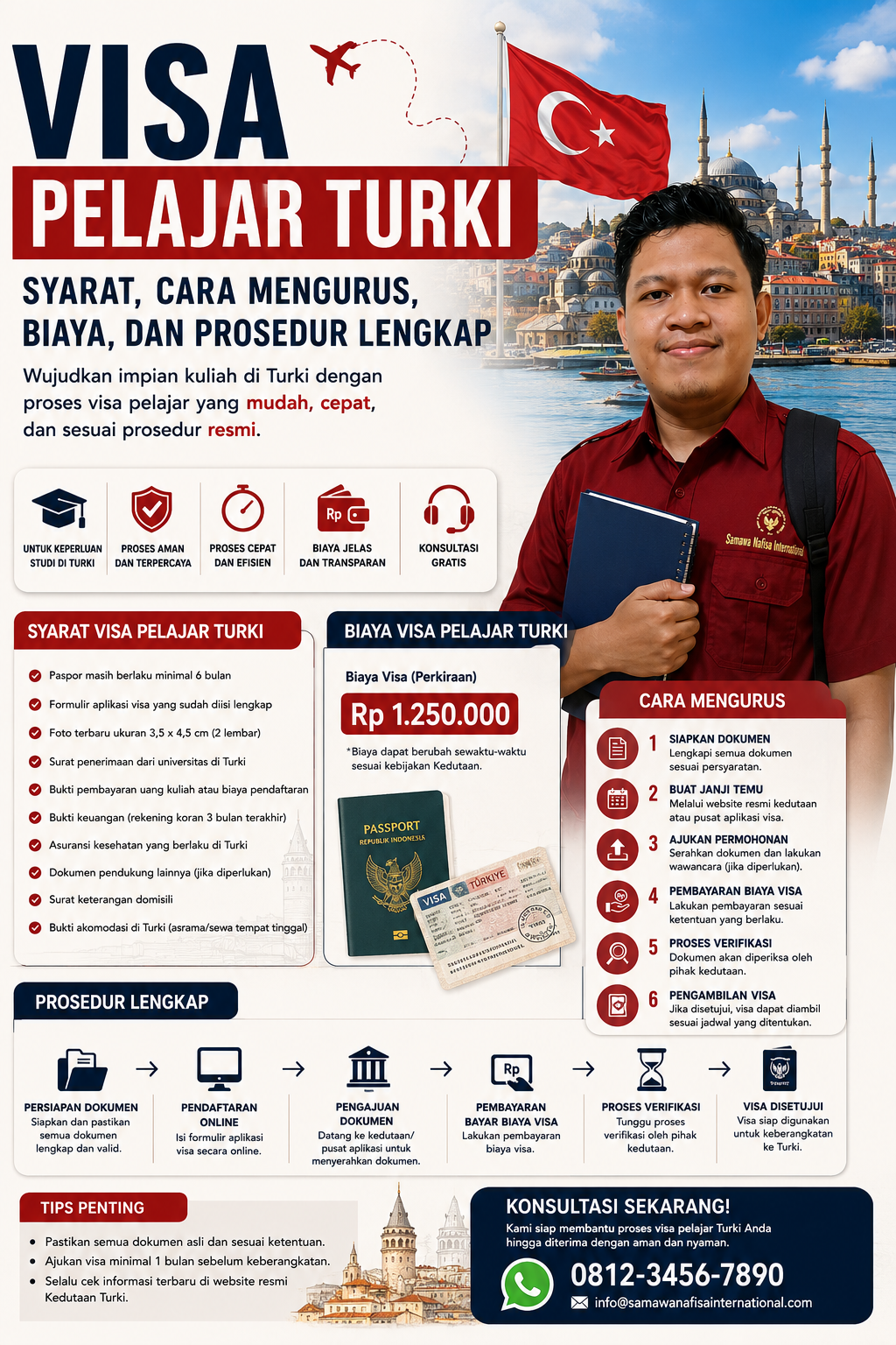 Visa Pelajar Turki: Syarat, Cara Mengurus, Biaya, dan Prosedur Lengkap
